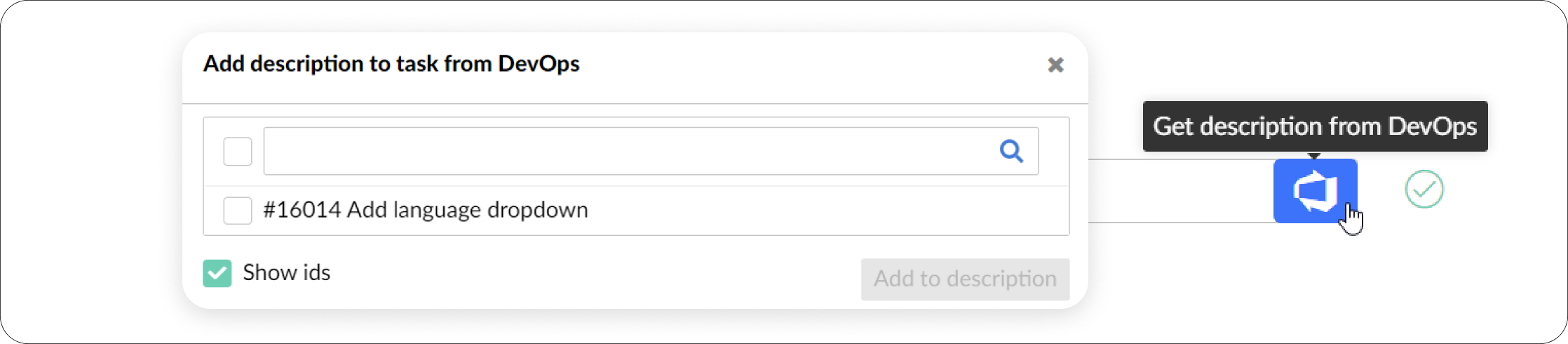 Image with example of Azure DevOps in use