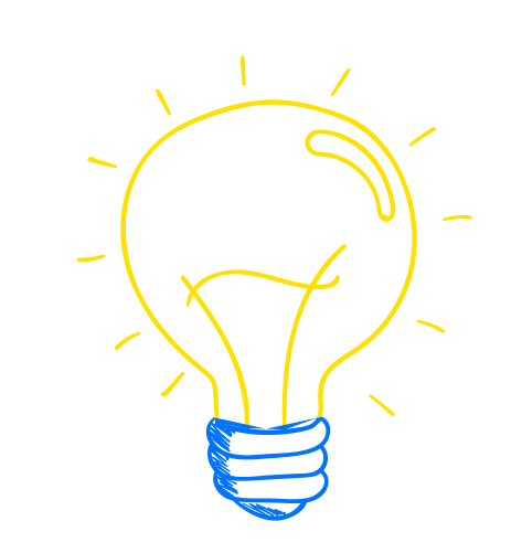 Light bulb symbolize idea